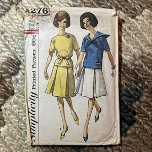 Vintage 60's/70's Dress pattern Simplicity 4276